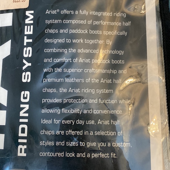 🐴 ARIAT Volant Show Chap - Picture 8 of 8